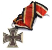 Second World War Third reich second class iron cross with The suspension ring is stamped with the