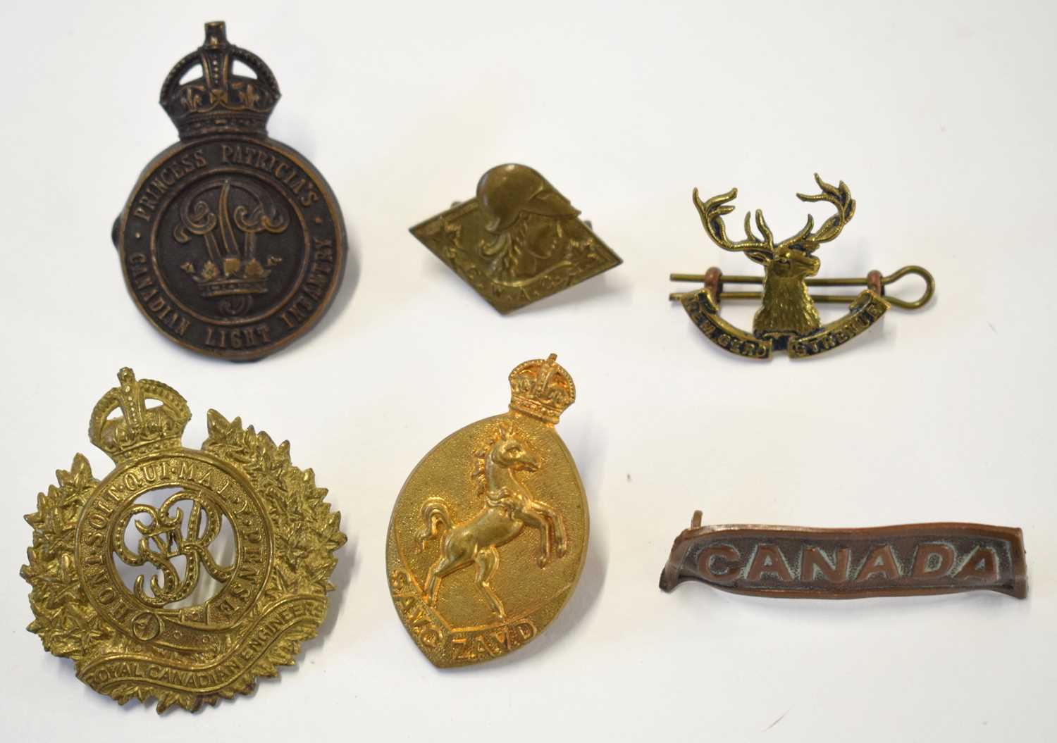 Quantity of 17x various Canadian cap badges to include: Princess Patricias Canadian Light - Image 8 of 11