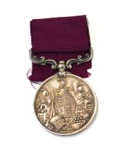 Queen Victoria Army Long Service Good Conduct medal to 884 SGT E Harris R.W Surry Regt