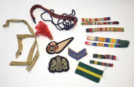 Small quantity of Second World War insignia to include Royal Canadian Air Force Air gunner