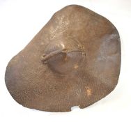 19th Century Sudanese tribal Rhino hide shield