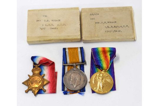 First world war Australian Gallipoli casualty trio comprising of 1914-15 star, 1914-18 war medal and - Image 2 of 2