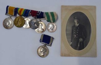 British medal Group of 6 medals to include British 1914-18 war medal, 1914-19 victory medal, 1937