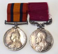 Boer war, First World War family medal group, comprising of Queen south Africa medal and EDVII