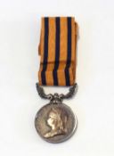 Queen Victoria, British South Africa company Rhodesia 1896 medal (no clasp) to trooper C Aldis M.R.