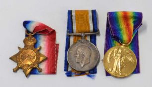 First world war Australian Gallipoli casualty trio comprising of 1914-15 star, 1914-18 war medal and