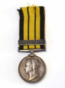 Queen Victoria, East West Africa medal, with clasp Sierra Leone 1898-99 to 178015 G.E Over A B HMS
