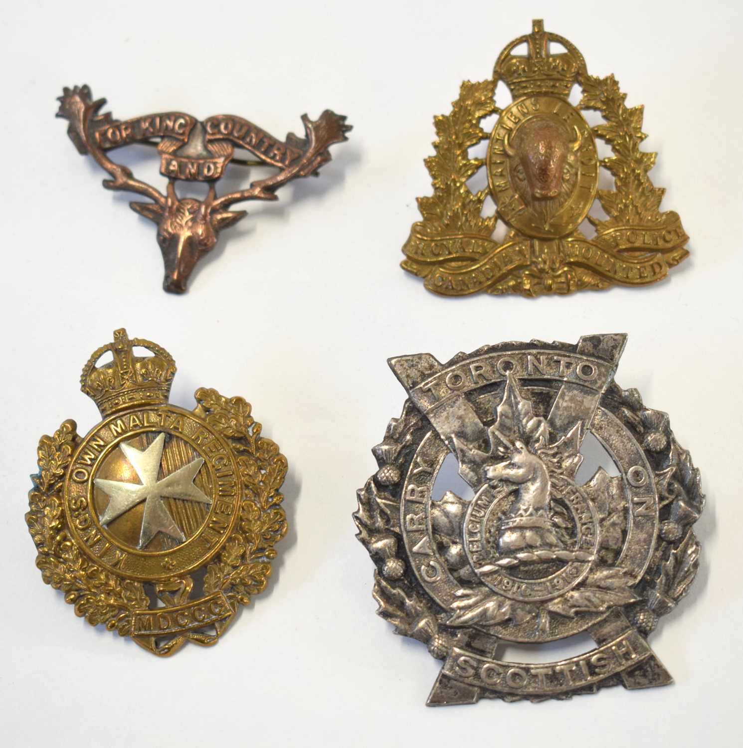 Quantity of 17x various Canadian cap badges to include: Princess Patricias Canadian Light - Image 10 of 11