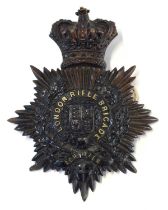 1st (City of London Volunteer Rifle Brigade) Victorian shako plate circa 1859-1901. Good scarce