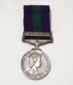 Queen ERII General Service Medal with Cyprus clasp impressed to 23361466 Fus. M. Kane, Lancashire