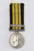 Queen Victorian Ashantisis medal with Coomassie clasp (on the roll) to 9850 Sapper Joshua Ellis 28th