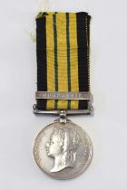 Queen Victorian Ashantisis medal with Coomassie clasp (on the roll) to 9850 Sapper Joshua Ellis 28th