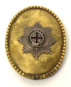 Early 19th century Coldstream Guards Officers oval belt plate