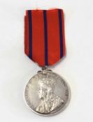 GRV 1911 County & Borough Police coronation medal impressed to Inspector .C . Seaman Norwich city