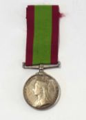 Queen Victoria, Afghanistan medal, impressed to 32B/337 Pte C Day 1/12th regiment.