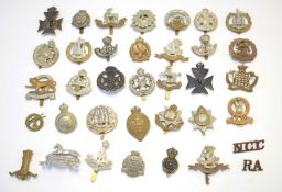 Quantity of cap badges to include 8th city of London Battalion, Rifle Brigade, 2x Rochester