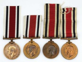 Quantity of four 20th Century British medals to include GRV Faithful Service Special Constabulary