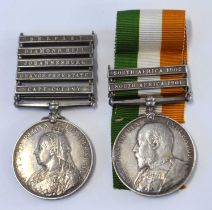Victorian medal pair to include Queens South African medal with Cape Colony, Orange Free State,