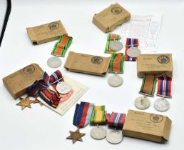 Quantity of Second World War British campaign medals to include Two 1939-45 Stars, Burma star,