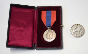 Cased GRV Imperial Service Medal in original presentation impressed to William Hudson Pridmore