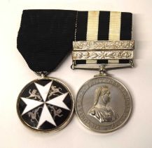 Order of St.John medal pair to include 5th type (1974-84) medal and service medal of the Order of