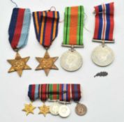 Four Second World War campaign medals comprising of 1939-45 Star, Burma Star, 1939-45 War Medal