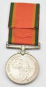 Second World War Africa Service Medal impressed to 203094 G.W.H. Calderbank