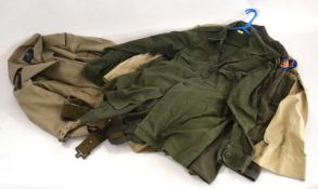 Quantity of American Uniforms to include 8th USAAF, Vietnam era Jacket, trousers and belt