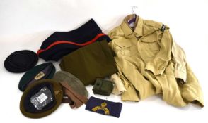 Quantity of British Army Uniforms to include Shirts, Officers ties, 58 pattern compass pouch, 4x
