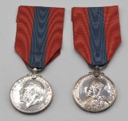 Two GRV Imperial Service medals to include one medal impressed to William Robert Flatman and other