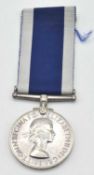 ERII Naval Long Service Good Conduct Medal impressed to LX.22952. P.G. Price P.O.STD. HMS Pembroke