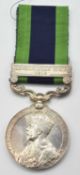 GRV Indian General Service medal with Afghanistan N.W.F 1919 clasp impressed to 865407 A.CPL. P.