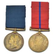 Victorian Police Medal pair comprising of: 1897 Metropolitan Police Jubilee Medal Named to P.C. W.