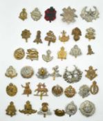 Quantity of 20th century British Military Cap Badges to include Canadian 48th Highlanders, Guards