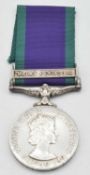 ERII General Service Medal with Malaya Peninsula Clasp impressed to M.957140 R.B. Whatling R.E.M.