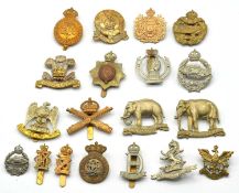 Quantity of 19x mixed 20th century British Armoured and Cavalry Regiments cap badges to include:
