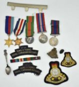 Second World War Canadian Commonwealth medal group comprising of 1939-45 star, France And Germany
