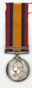 Victorian Queens South Africa Medal impressed to 7471 Pte F A Soper, Royal Marine Light Infantry,