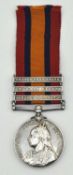 Victorian Queens South Africa Medal impressed to 3695 Pte J Starr, 2nd Yorks Light Infantry, with