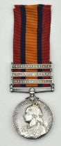 Victorian Queens South Africa Medal impressed to 3695 Pte J Starr, 2nd Yorks Light Infantry, with