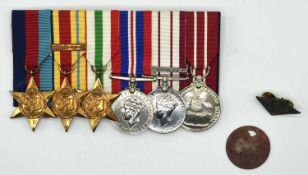 Second World War and Post War Australian Naval group of six medals named to P/JX.349724 Gerald .