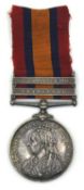 Victorian Queens South Africa Medal impressed to 3559 Pte A Stock, Suffolk Regiment with South