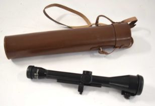 Hertel & Reuss Kassel Macro variable 2 3/4 - 10x rifle scope in leather case