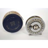 ‘Marquis’ N0.6, 3 ½” multiplier fly reel by Hardy Bros LTD in Hardy Bros zip padded case.