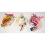 Three Deep-sea Fishing Bait, Octopus Squid Skirt Trolling Lures and sea fishing lures