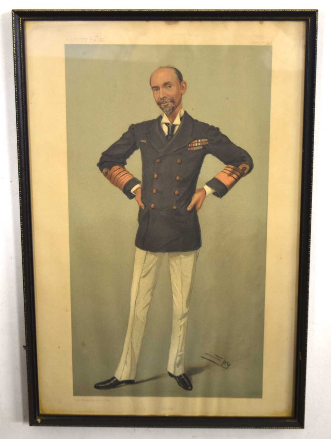 Quantity of 8x framed vanity fair chromolithographs to include Edward Richard Henry CSI “ - Image 4 of 8