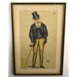 Quantity of 8x framed vanity fair chromolithographs to include Edward Richard Henry CSI “