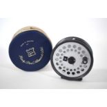 4” Viscount 150 salmon fly reel made by Hardy Bros LTD in zip padded case. (a/F) – reel seat