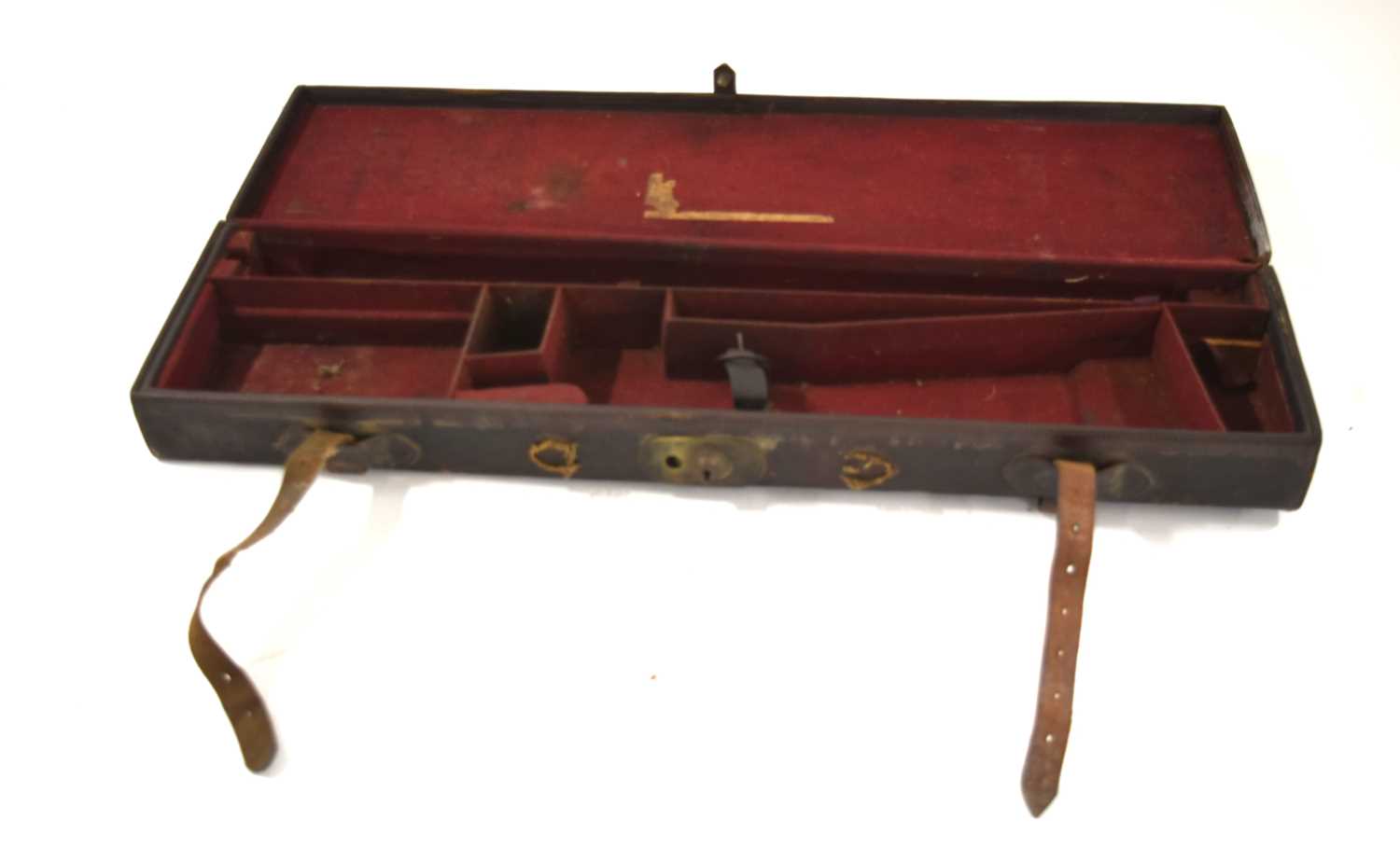 Three leather gun cases to include leg of mutton gun case and two leather shotgun travelling - Image 4 of 4