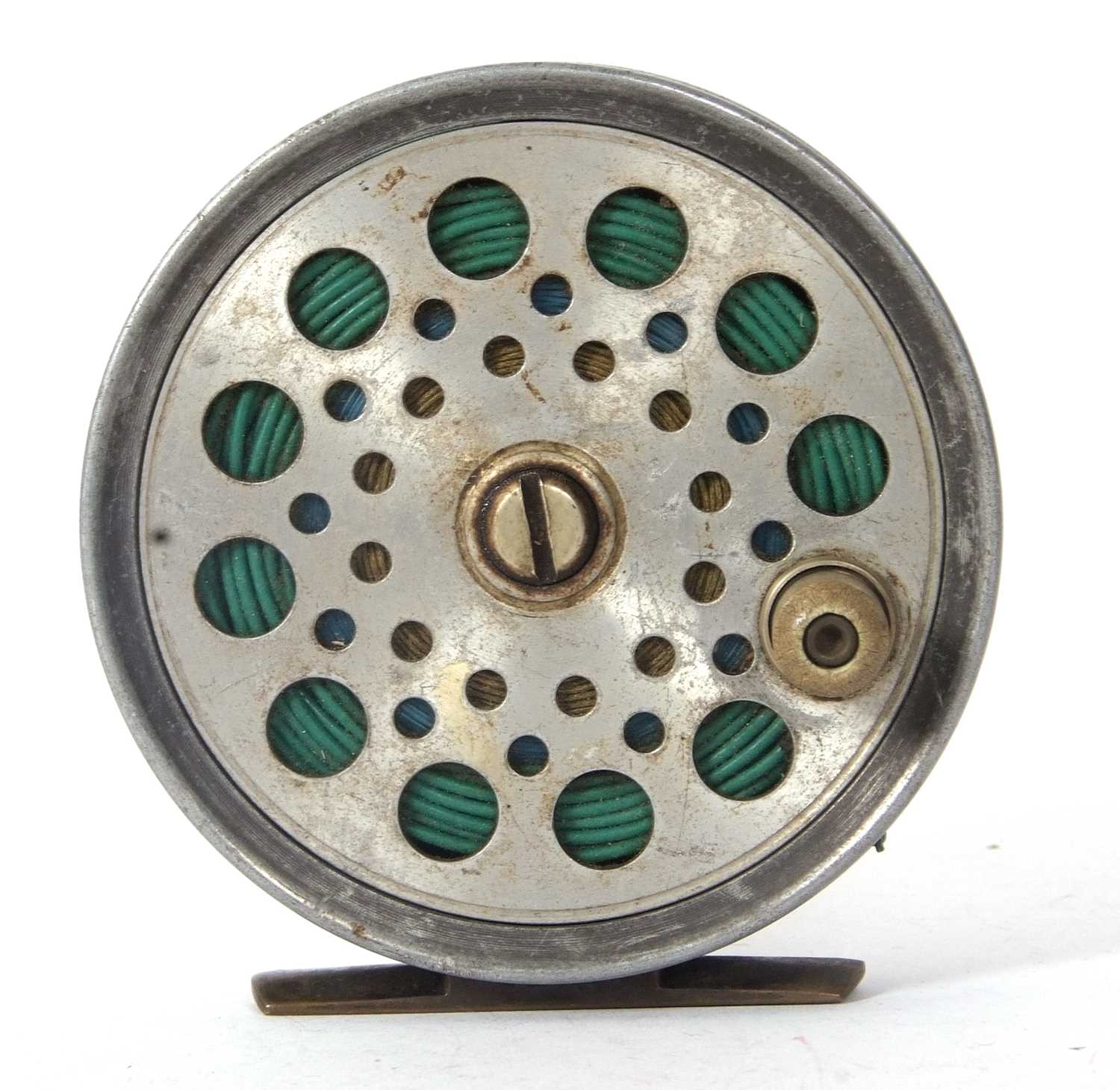 C.Farlow & Co Ltd of London, a New Zealand fly reel, British Pat No 73416, 10cm in diameter - Image 3 of 4